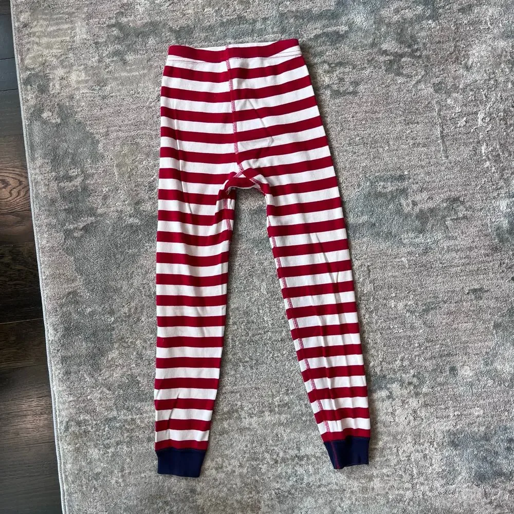 Hanna Andersson Reindeer Long John Pajamas 130 cm 8